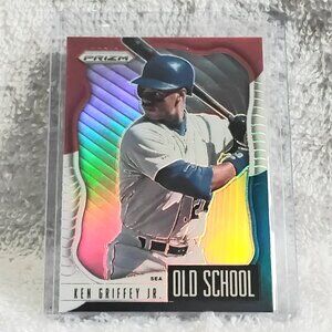 3/$25 Mint 2021 Panini Prizm Ken Griffey Jr. R/W/B Old School MLB Card OS-2!!